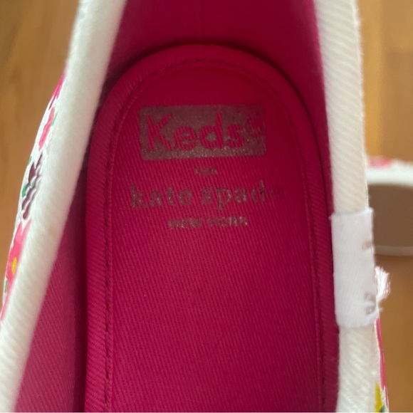 Keds for Kate Spade New York - leather floral/Size 8 EUC - Picture 5 of 5